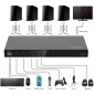 MicroConnect 4K@60Hz HDMI KVM switch, 4x1 MicroConnect 4K@60Hz HDMI KVM switch, 4x1